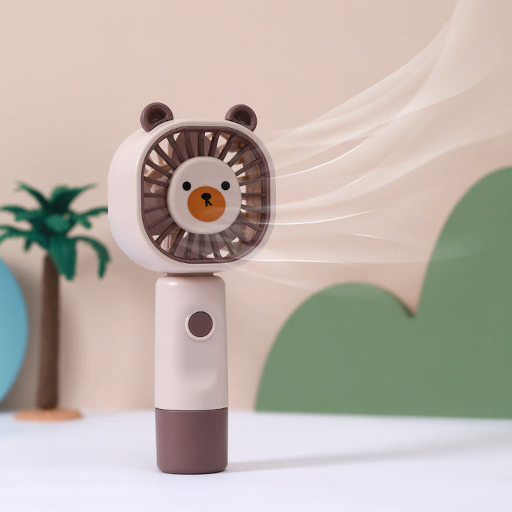 Women's Portable Hand Fan in Cute Bear Design Kalsten
