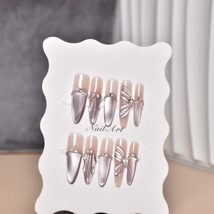 Glamorous Press-On Nail Art Set Kalsten