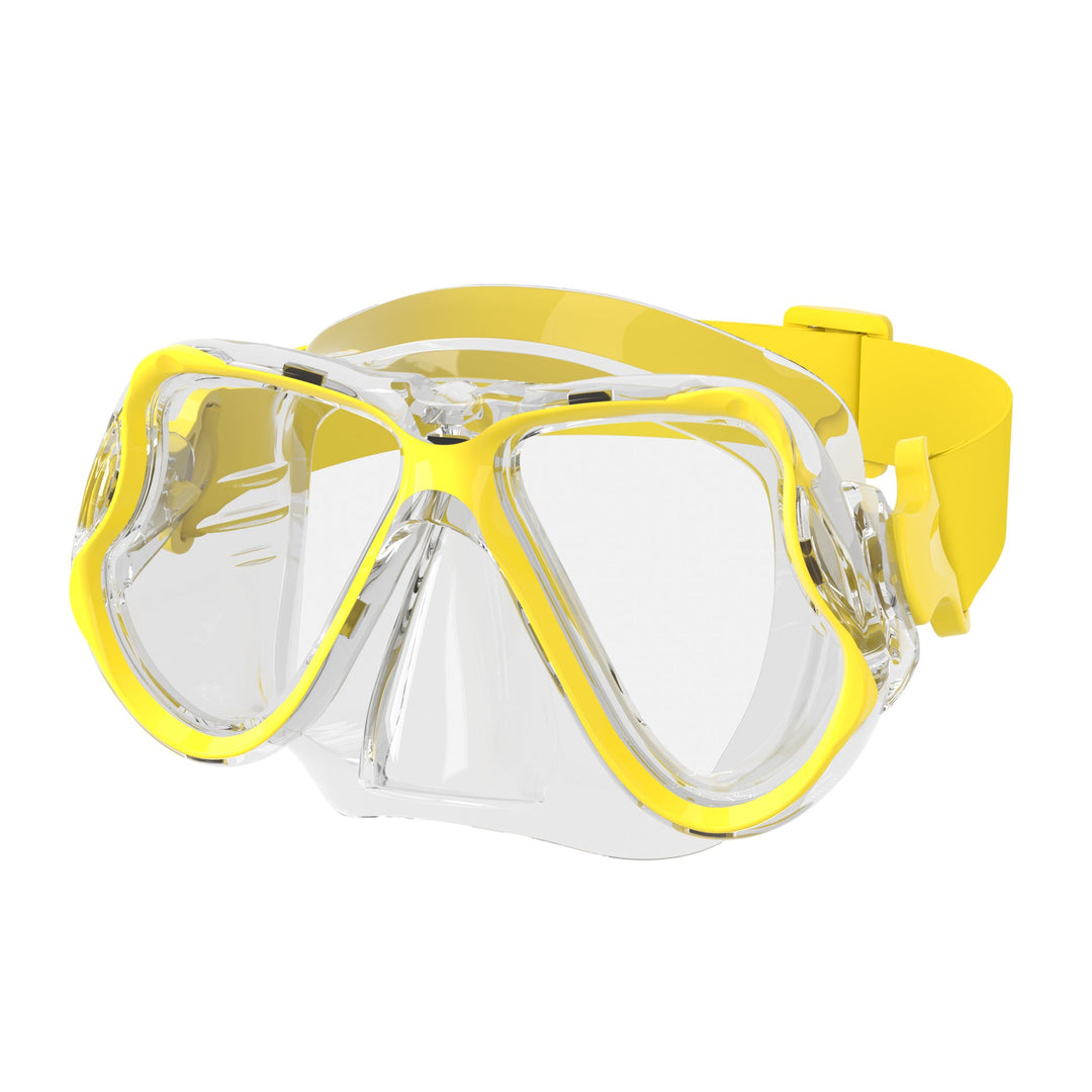 High-quality diving mask with flexible silicone rim and wide field of view Kalsten