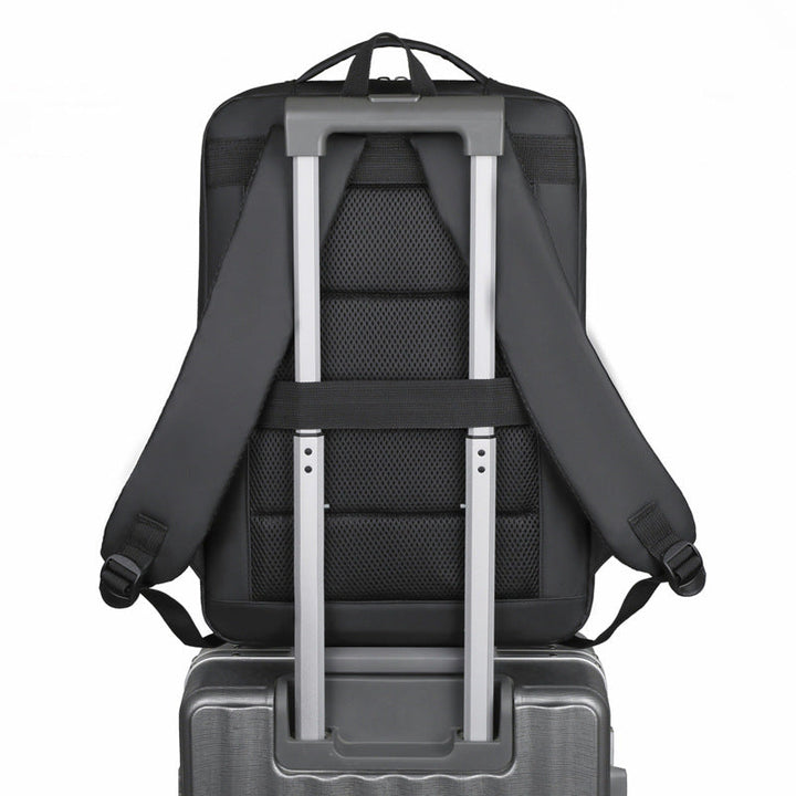 Elegant laptop backpack with thoughtful interior compartment and ergonomic design Kalsten