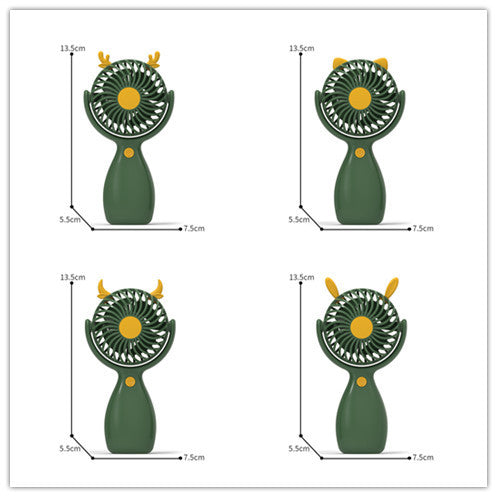 Unisex Portable Handheld Fan with Flexible Design Kalsten