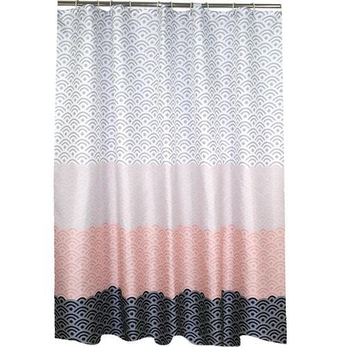 Modern Abstract Printed Shower Curtain Kalsten