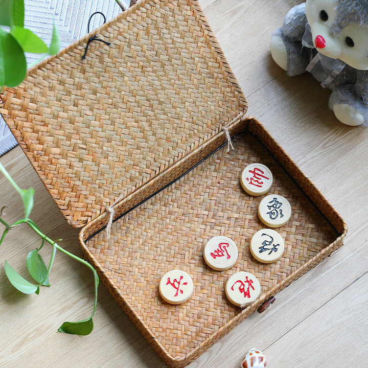 Unisex Handwoven Storage Box with Lid Kalsten