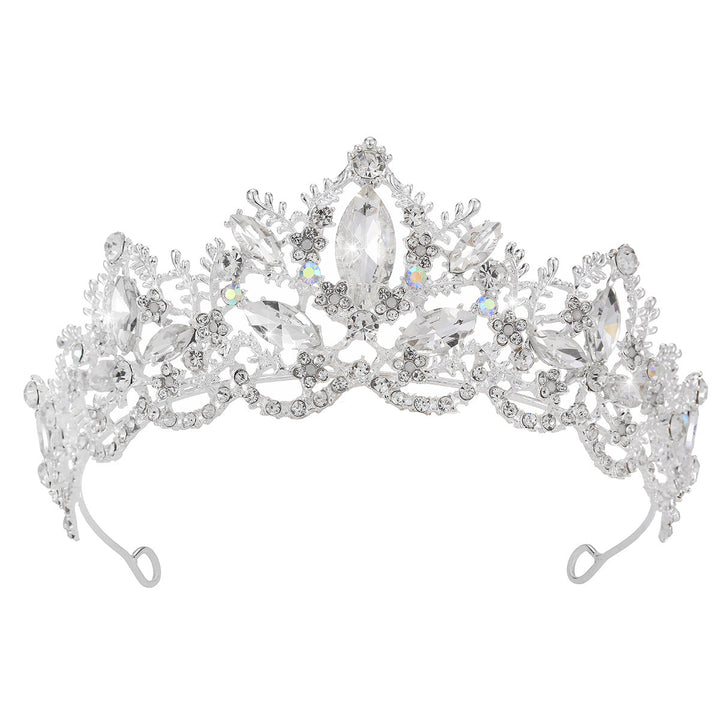 Ladies Glamorous Tiara with Sparkling Crystal Decorations Kalsten