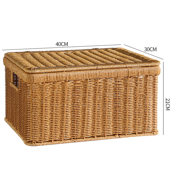 Natural Woven Storage Chest Kalsten
