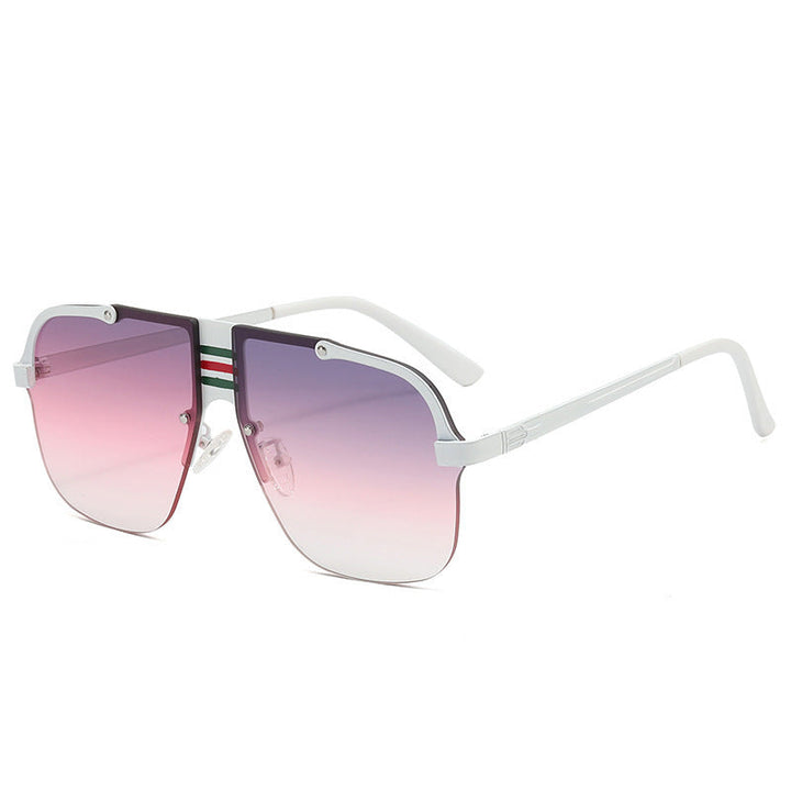 Women's Oversized Sunglasses with unique gradient lenses and striking metal frame Kalsten