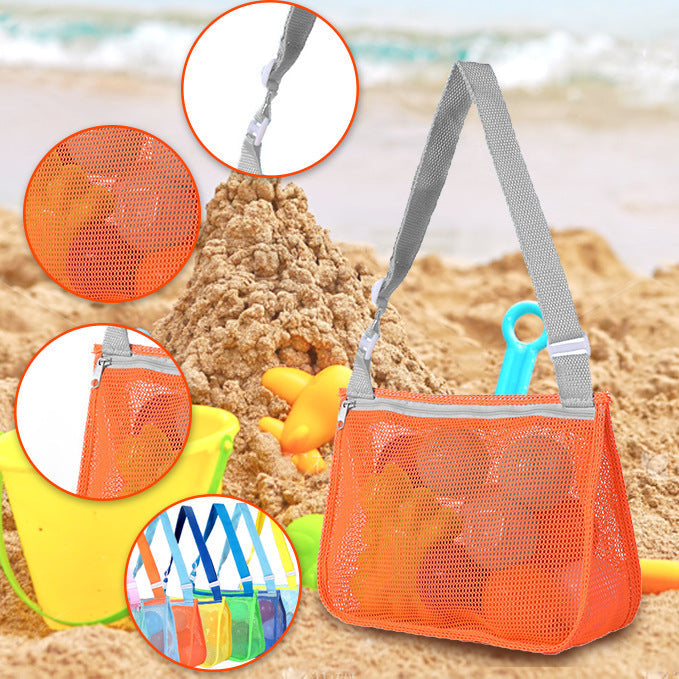 Practical and Breathable Beach Bag with Mesh Structure Kalsten