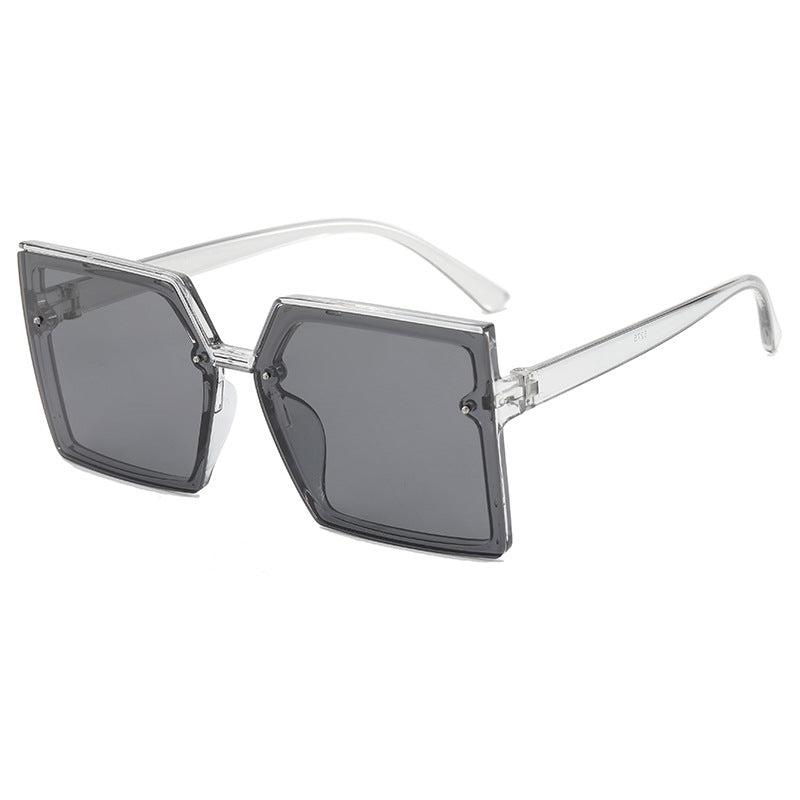 Women's stylish oversized sunglasses with geometric design Kalsten