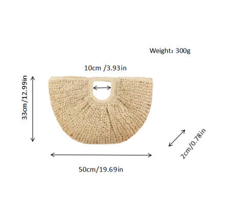 Handbag with tasteful wave pattern Kalsten