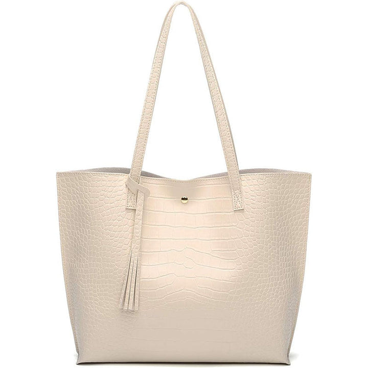 Elegant Handbag In Modern Crocodile Leather Look Kalsten