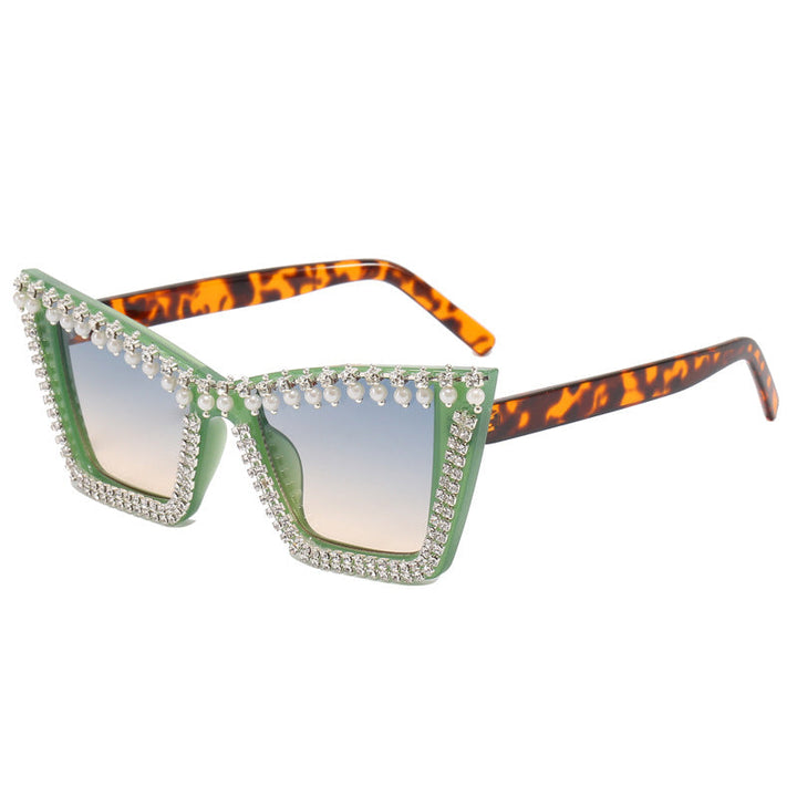 Ladies Glamorous Designer Sunglasses with Sparkling Frame Kalsten