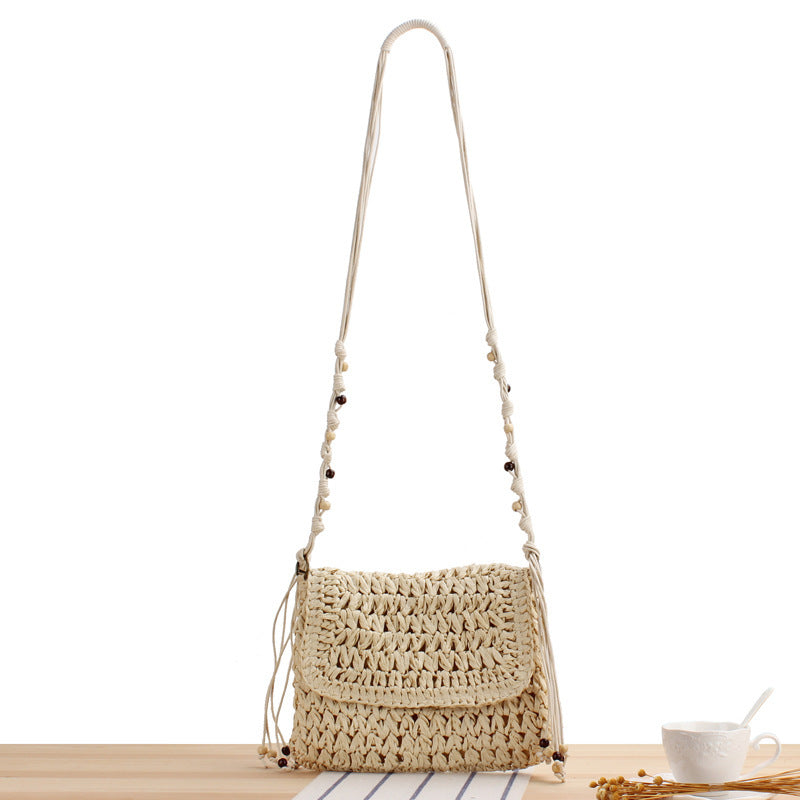 Handbag made of high-quality woven natural material Kalsten