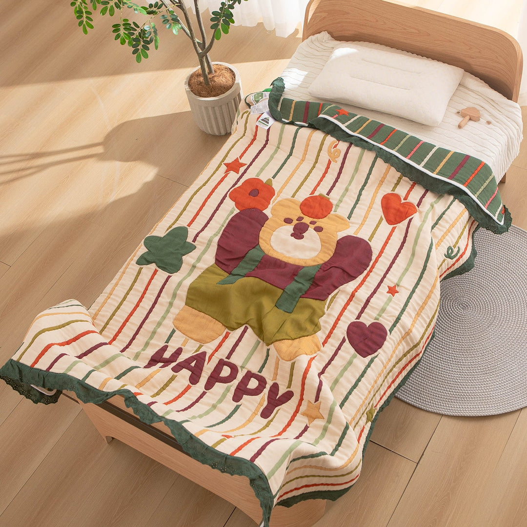 Women's bedspread with cute animal and fairy tale motif Kalsten