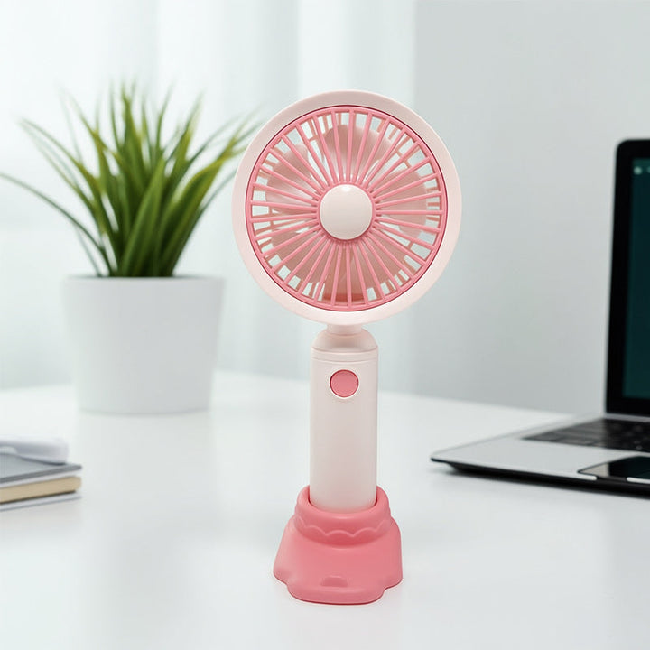 Ladies Portable Table Fan with Ergonomic Design and Adjustable Tilt Function Kalsten