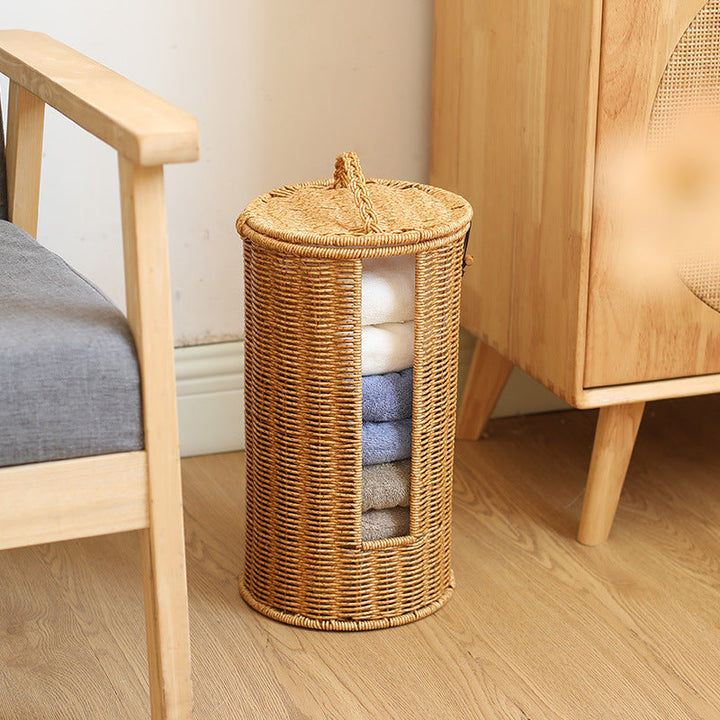 Decorative Woven Storage Cylinder Kalsten