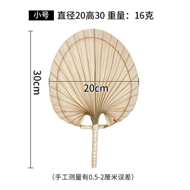 Women Handmade Palm Leaf Fan Kalsten