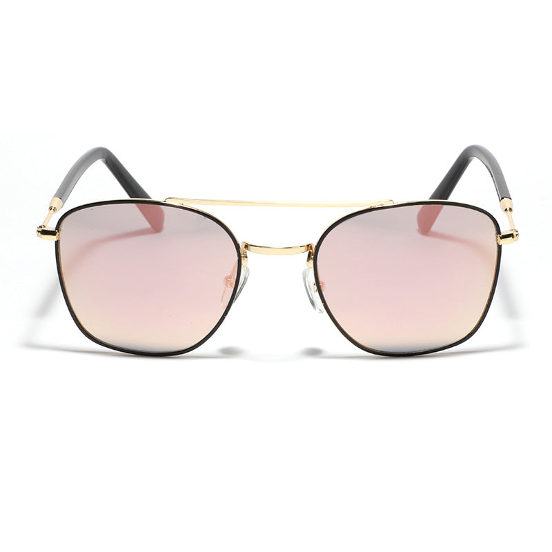 Women's fashionable square sunglasses with luxurious metal frame Kalsten