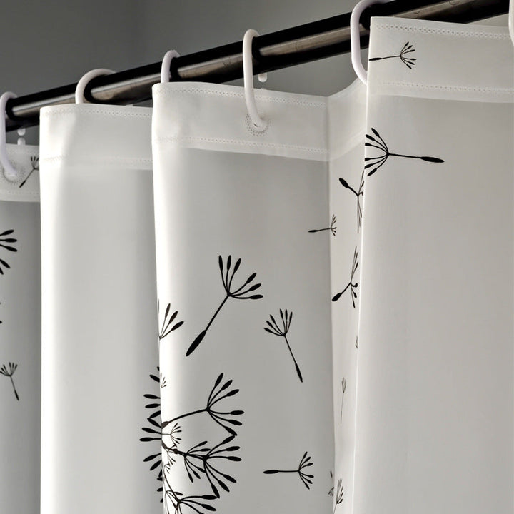 Dandelion Print Shower Curtain Kalsten