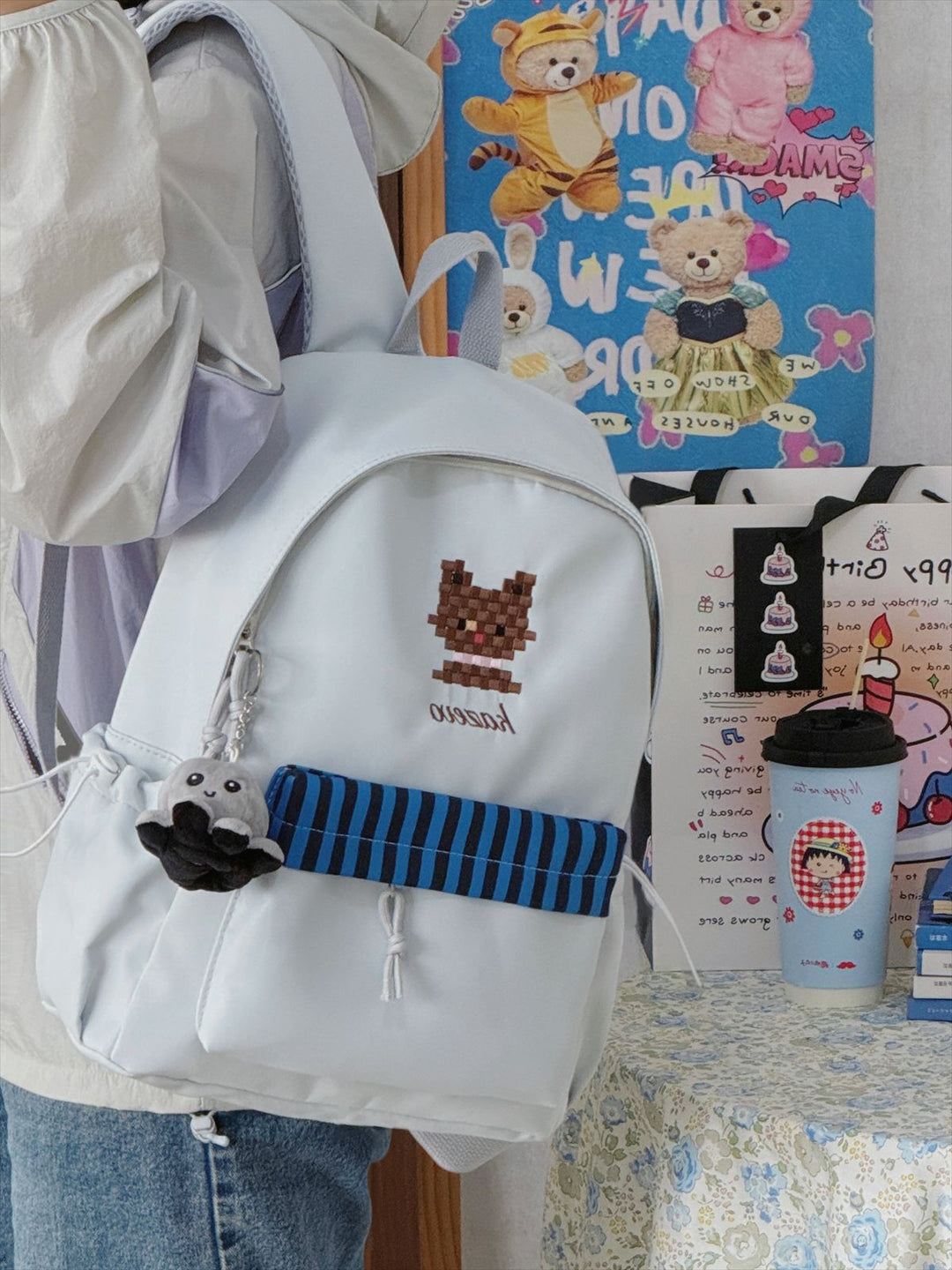 Cute Character-Inspired Mini School Backpack