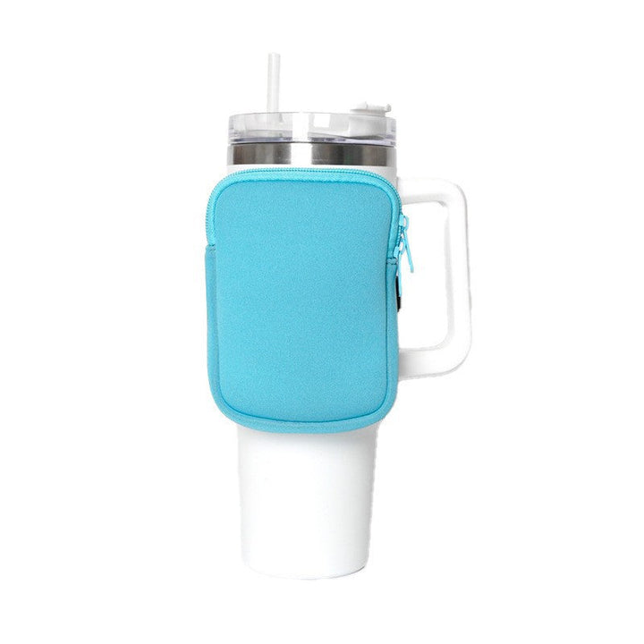 Unisex cup holder with practical pocket Kalsten