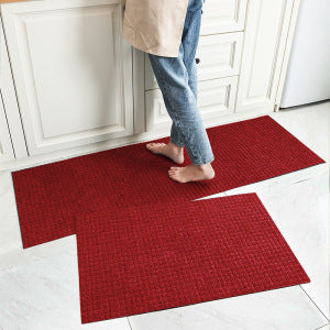 Textured Anti-Fatigue Kitchen Mat Set Kalsten