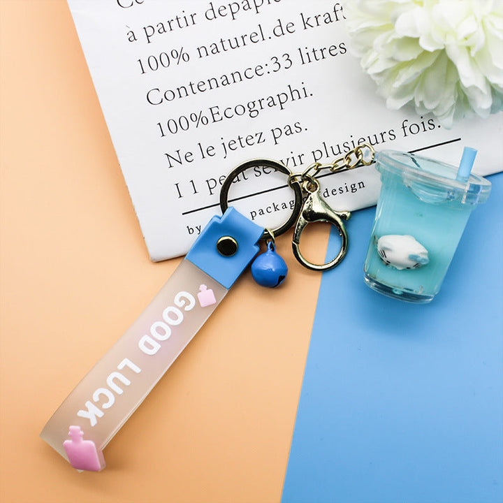 Unisex keychain with decorative cocktail design Kalsten