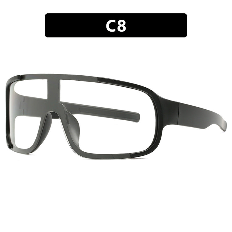 Women's sporty UV protection sunglasses with wide, aerodynamic shape Kalsten