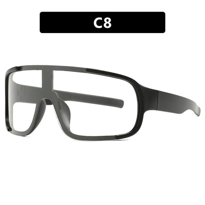 Women's sporty UV protection sunglasses with wide, aerodynamic shape Kalsten