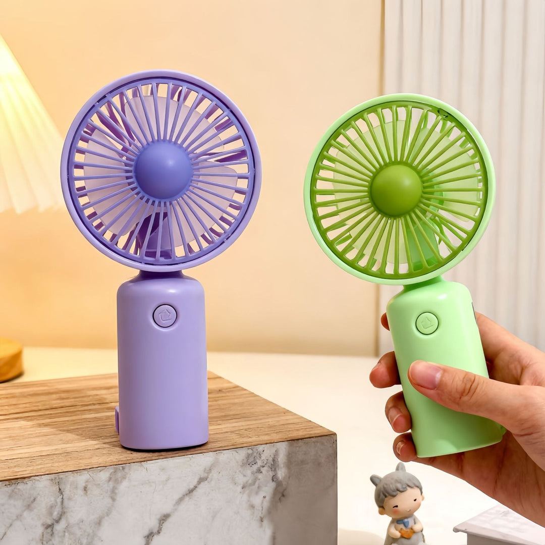 Women's Portable Hand Fan with USB-C Connection and Innovative Design Kalsten