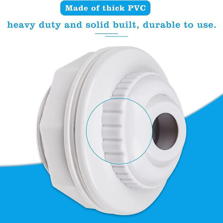 Adjustable threaded PVC toilet pan connector and waste flange adapter Kalsten