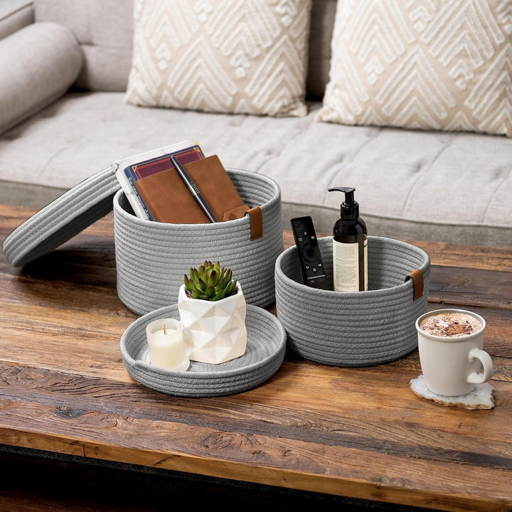 Ladies stylish and versatile storage basket set Kalsten