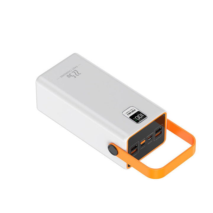 Portable power bank with innovative handling and digital charge level display Kalsten