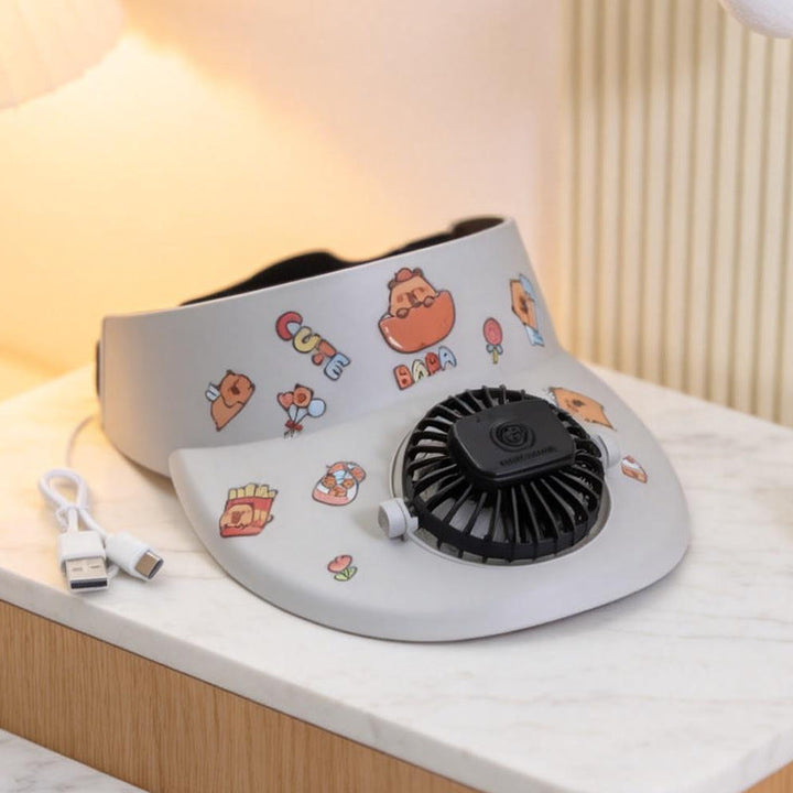 Ladies Comfortable Table Fan with Playful Design Kalsten