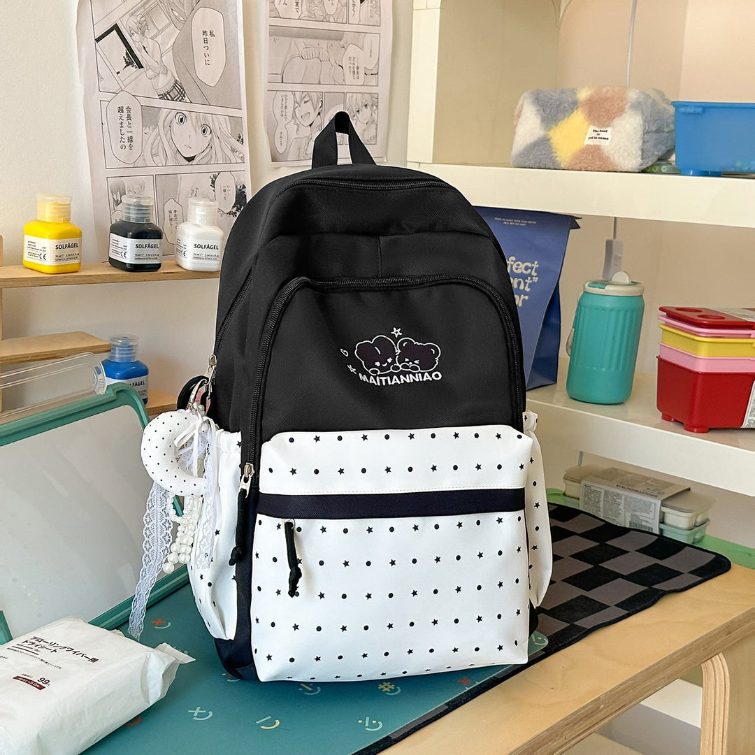 Charming Multi-Pocket School Backpack