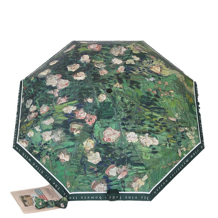Women's elegant folding umbrella with artistic design Kalsten
