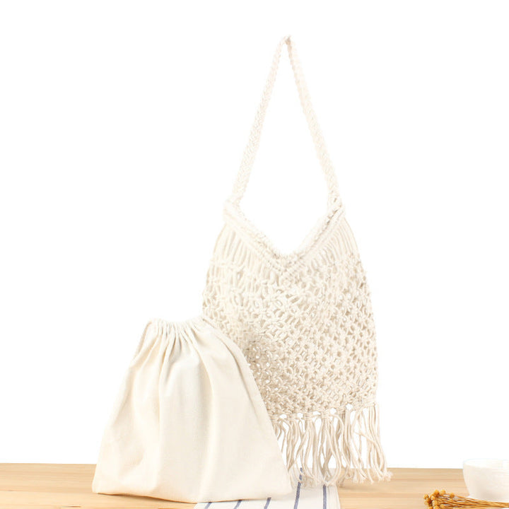 Versatile Macrame Tote Bag Kalsten