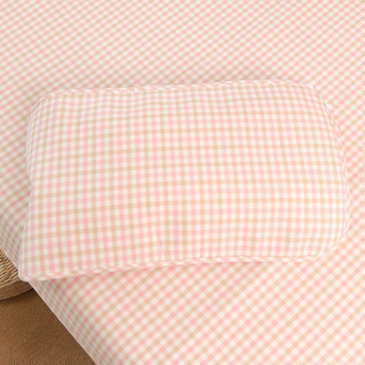 Women's Baby Bedding Set with Checkered Design Bowlift