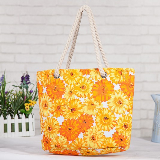 Large floral patterned beach bag Kalsten