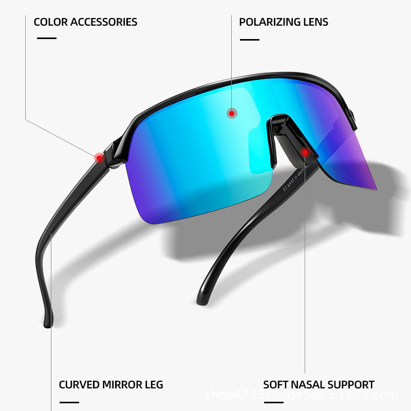Women Sports Sunglasses with Wide Frame and Integrated UV Protection Kalsten