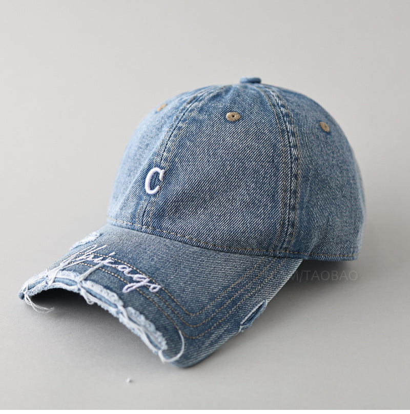 Men's Casual Distressed Baseball Cap Kalsten