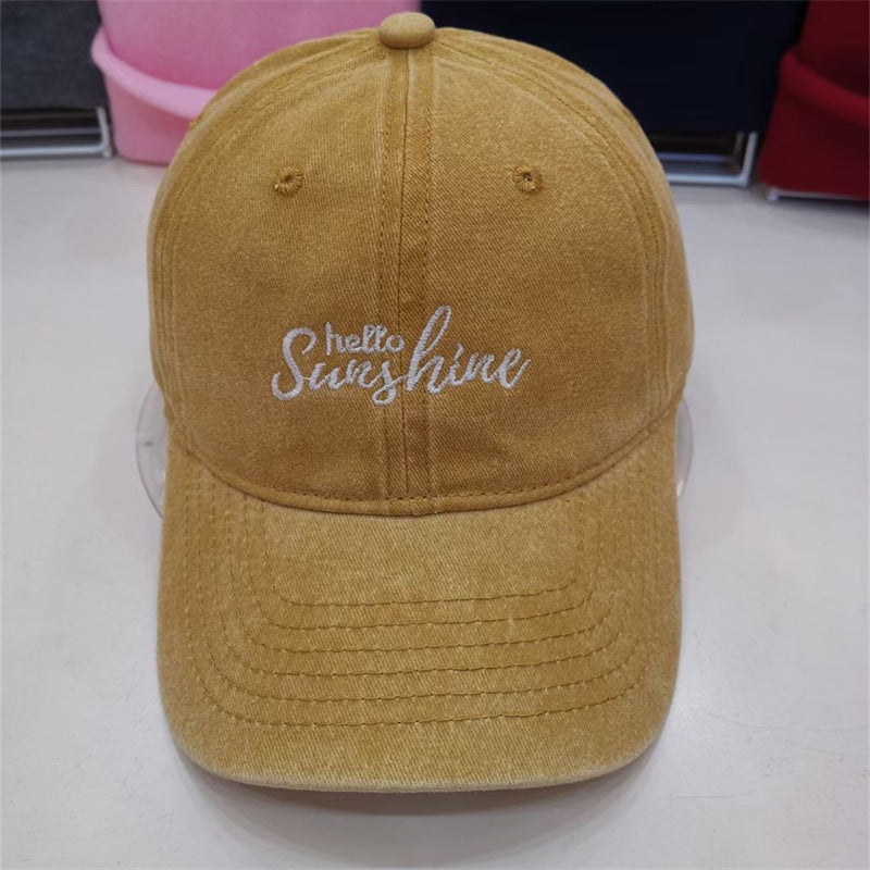 Women's Embroidered Cotton Baseball Cap Kalsten