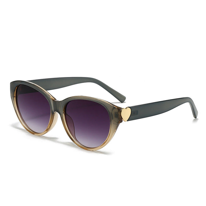 Women Cat-Eye Sunglasses with Heart Design Kalsten