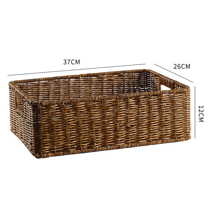 Rectangular Handwoven Storage Organizer Kalsten