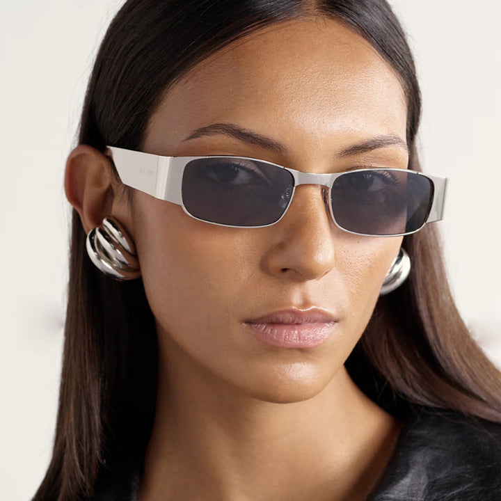 Women's fashionable rectangular sunglasses with elegant lenses Kalsten