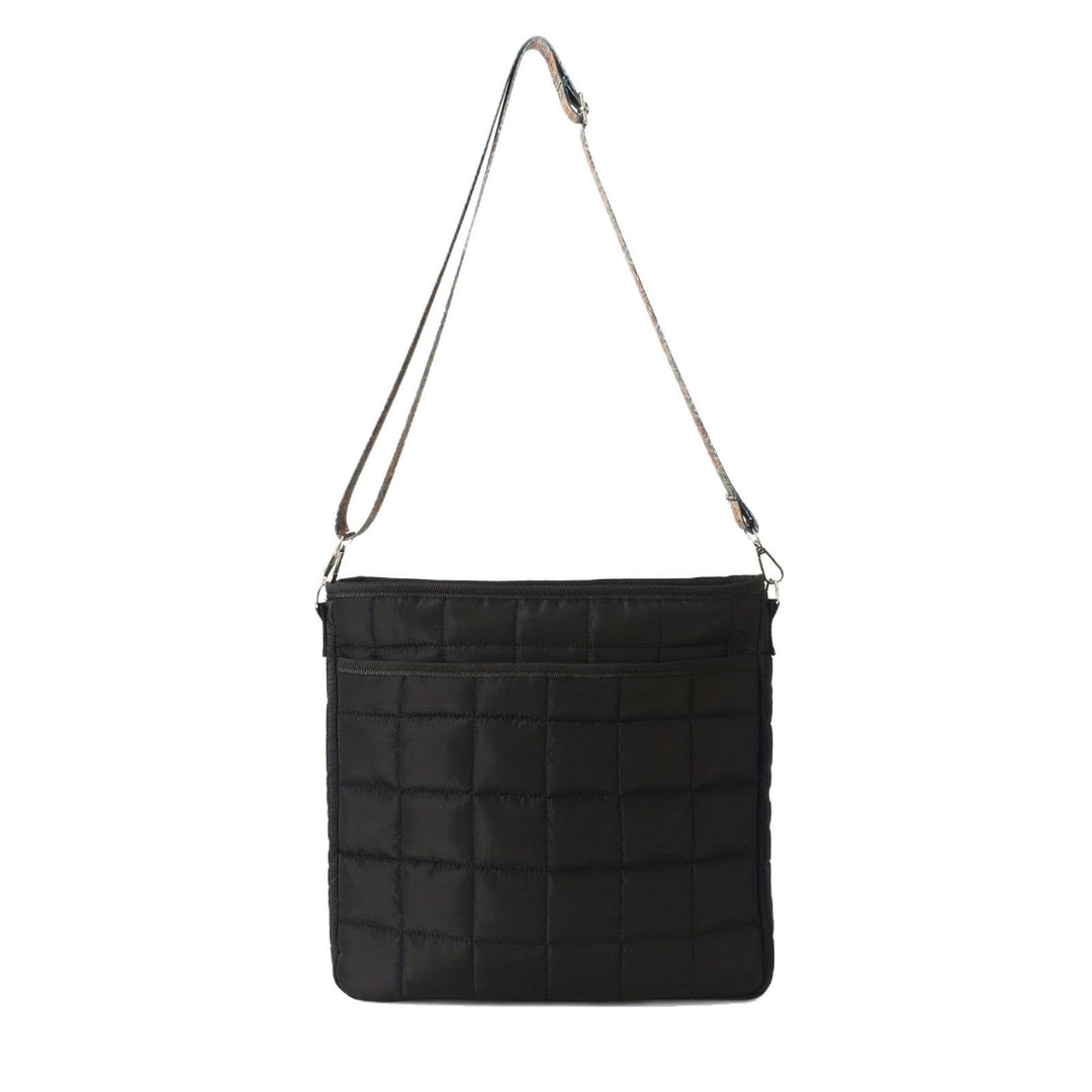Fashionable shoulder bag with square quilted pattern Kalsten