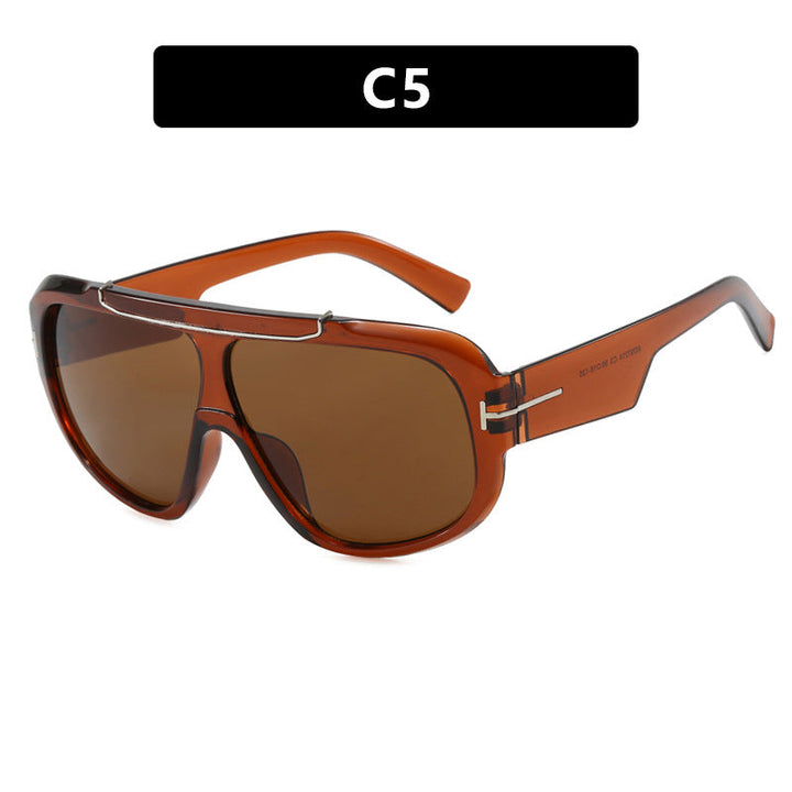 Ladies oversized sunglasses in a modern, transparent design Kalsten