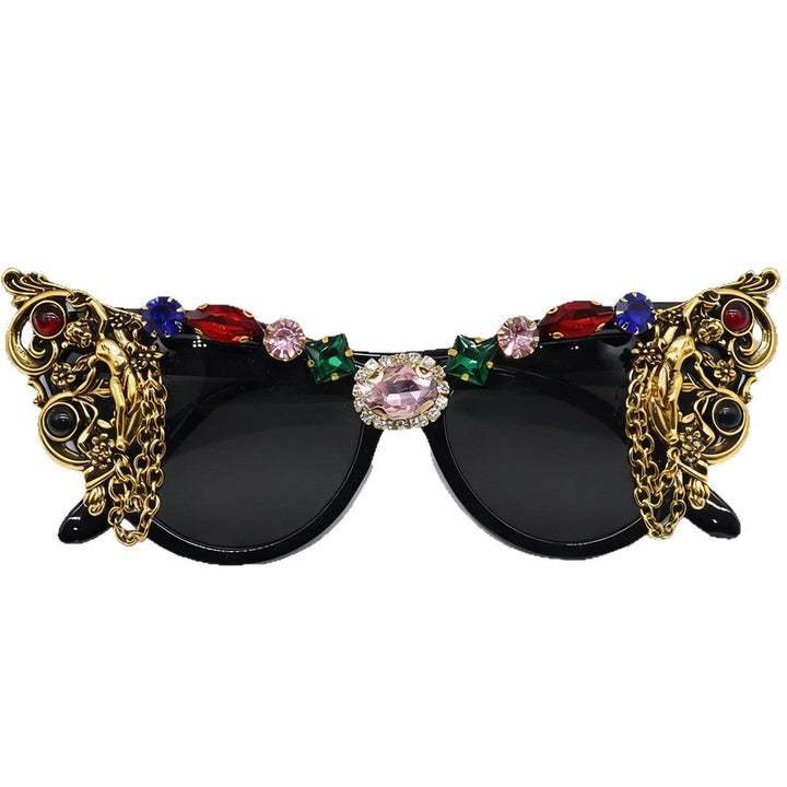 Ladies extravagant glamour sunglasses with intricate embellishments Kalsten