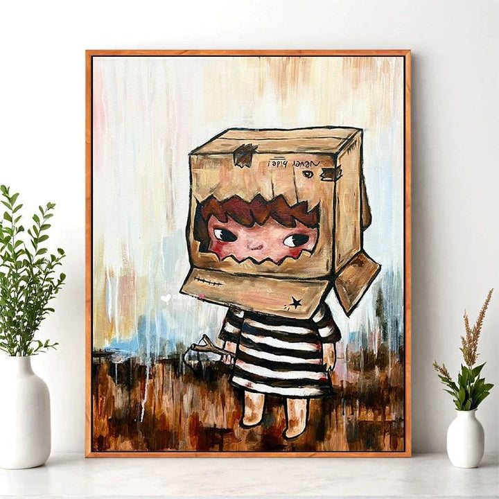 Cartoon Character Wall Art Print Kalsten