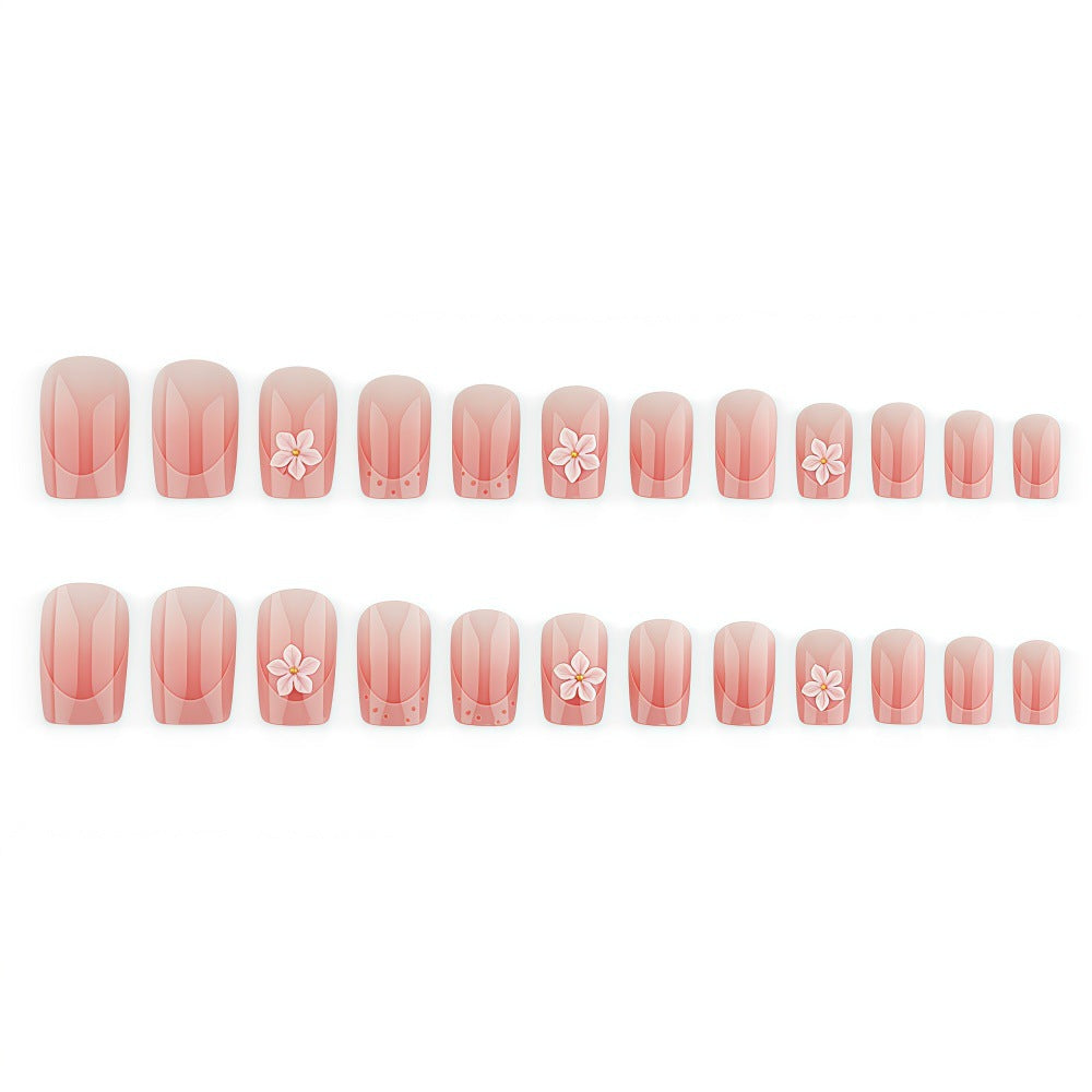 Artificial nails with delicate flower design Kalsten