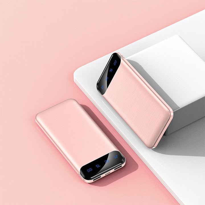 Portable power bank with digital display and multiple connections Kalsten